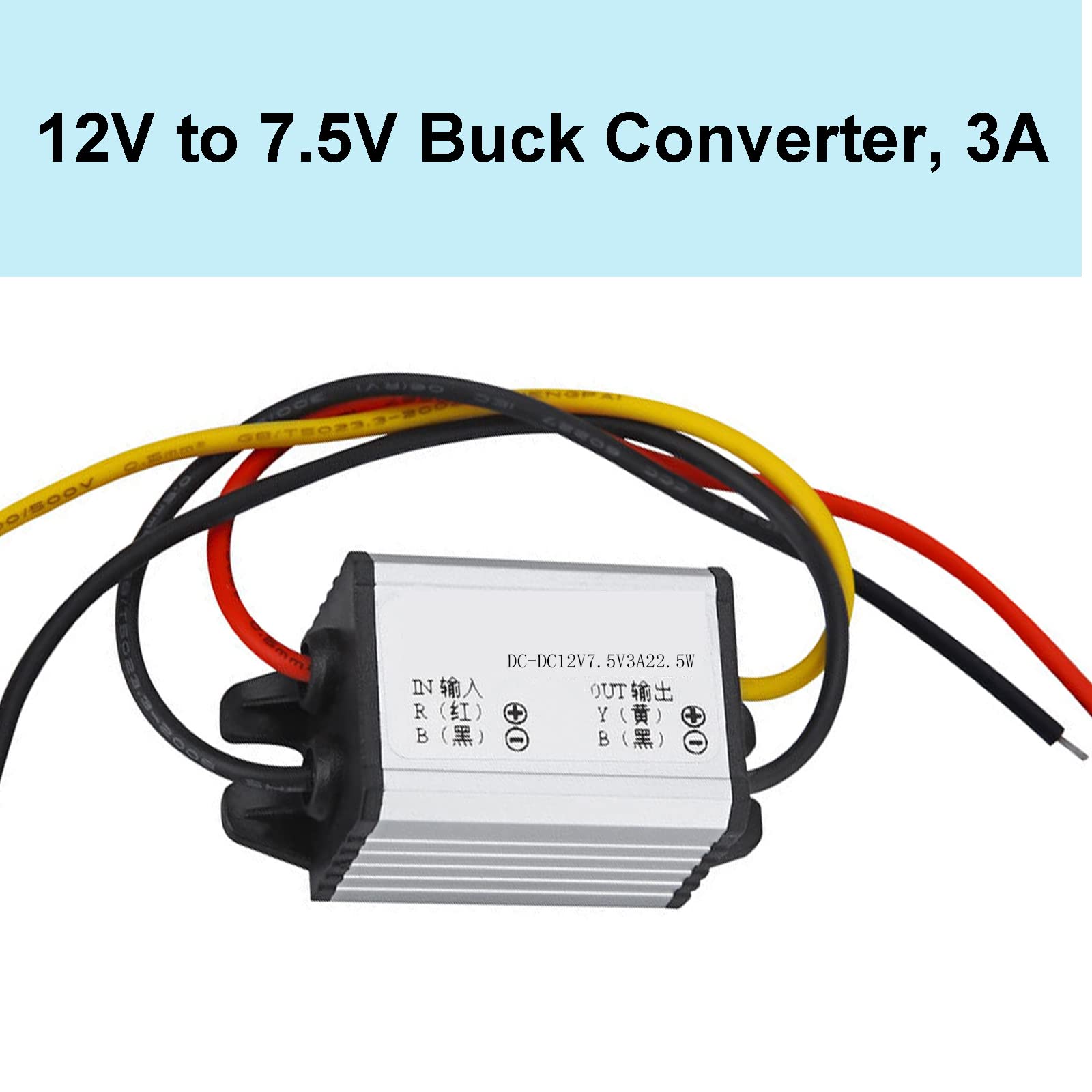 降圧器です。 Amazon.co.jp: 12V~7.5Vコンバーター DC降圧降圧電圧レギュレータ DC